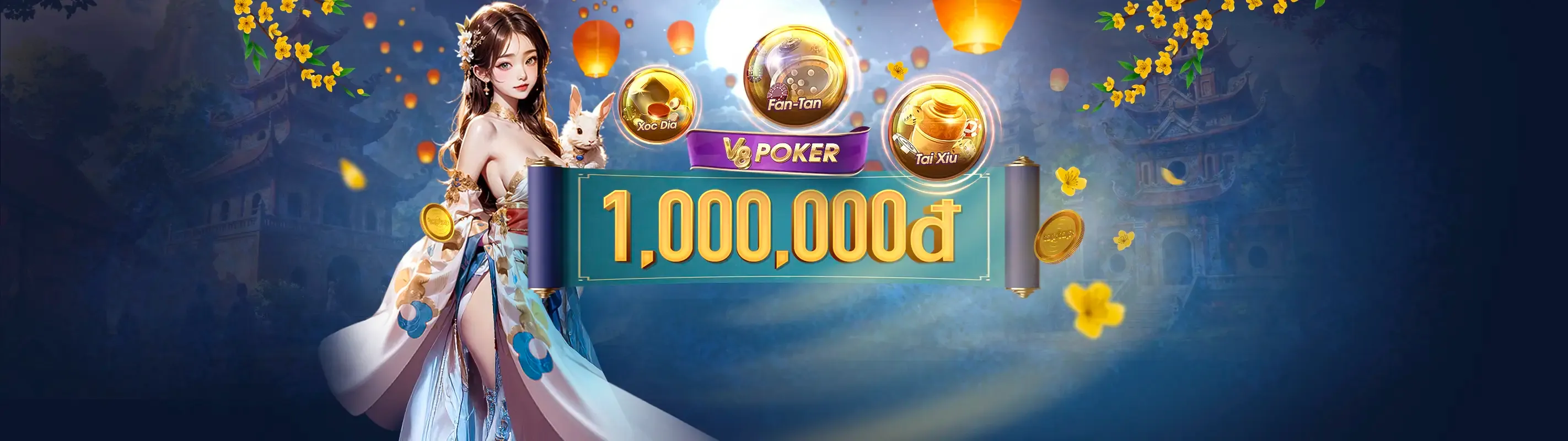 Giao diện đăng nhập tv8804 với ánh sáng rực rỡ và các biểu tượng game
